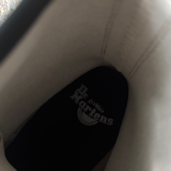 Dr. Martens Beige Leather Boots - Picture 7 of 8